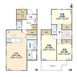 Ｋｏｌｅｔ河辺03 3LDKの間取り
