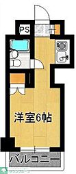 共立リライアンス子安2 1Kの間取図画像