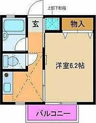 インスラ・ハマノ 1Kの間取図画像