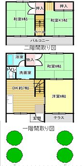 間取りを拡大表示