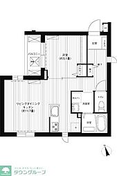 ロイヤルビラ 1階1LDKの間取り