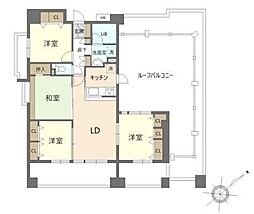 グランリーブル 5階4LDKの間取り