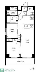 アーバンパーク船堀II 2LDKの間取図画像