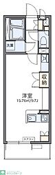 レオネクストTOMY ワンルームの間取図画像