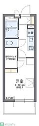 レオパレスアウトゥーノ 1Kの間取図画像