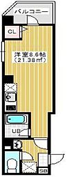 NYSquareフナバシ 1Kの間取図画像