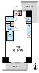 ウィルテラス千葉中央 ワンルームの間取図画像