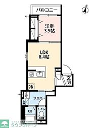 robot home 薬園台(ロボットホームヤクエンダイ) 1LDKの間取図画像
