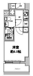 S-レジデンス市川 1Kの間取図画像