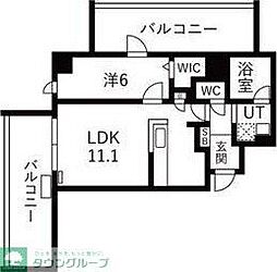 SHOTO参番館 1LDKの間取図画像