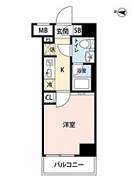 HY's新小岩 1Kの間取図画像