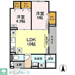 物件の間取り