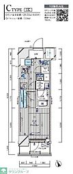 MAINSTAGE船堀 1Kの間取図画像
