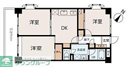 サントミグランドールマンション 3DKの間取図画像