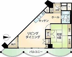 間取図画像 1LDK