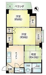 間取図画像 3DK