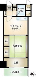 熱海サニーハイツ 1DKの間取図画像