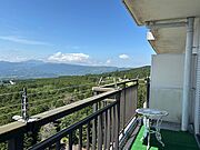 山並みを見ながら寛ぐことができます。