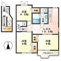 エステート垣内  ｜ 兵庫県姫路市網干区垣内東町（賃貸アパート3LDK・2階・65.57㎡） その2