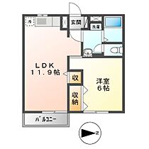 ファミールロジュマン  ｜ 兵庫県相生市汐見台（賃貸アパート1LDK・2階・42.23㎡） その2