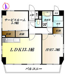 間取図画像 1SDK