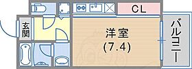 アーバングリーン神戸元町(アーデンタワー神戸元町) 1207 ｜ 兵庫県神戸市中央区元町通６丁目1番9号（賃貸マンション1R・12階・25.20㎡） その2