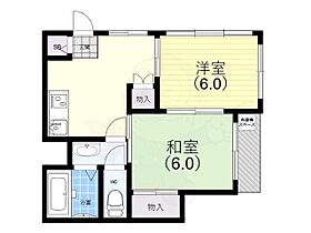 オーシャンビル 402 ｜ 兵庫県神戸市中央区筒井町３丁目10番5号（賃貸マンション2LDK・4階・48.00㎡） その2