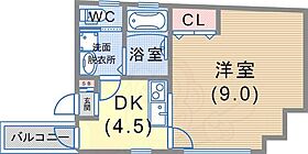 ロイヤル三ッ星4  ｜ 兵庫県神戸市中央区橘通２丁目1番8号（賃貸マンション1DK・2階・28.00㎡） その2