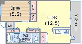 アーバネックス神戸駅前 402 ｜ 兵庫県神戸市中央区相生町５丁目14番1号（賃貸マンション1LDK・4階・44.55㎡） その2