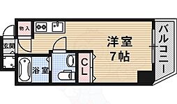 レジデンスSAKURA ワンルームの間取図画像