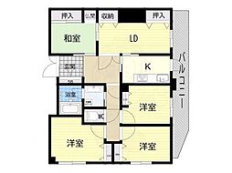 井本マンション 4LDKの間取図画像