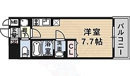 アスヴェル兵庫駅前 ワンルームの間取図画像