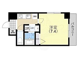 メインステージ須磨 1Kの間取図画像