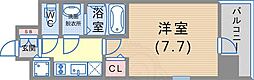 アドバンス三宮グルーブ 1Kの間取図画像