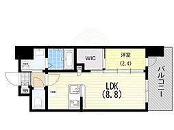 セレニテ神戸西アリエ 1LDKの間取図画像