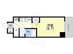 アドバンス神戸マリスI 1Kの間取図画像