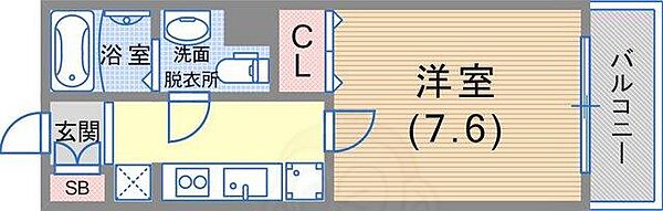 インベスト神戸エアフロント ｜兵庫県神戸市中央区北本町通４丁目(賃貸マンション1K・6階・25.03㎡)の写真 その2