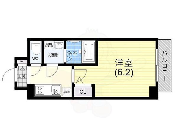 アドバンス神戸マーレ 418｜兵庫県神戸市兵庫区鍛冶屋町１丁目(賃貸マンション1K・4階・21.66㎡)の写真 その2