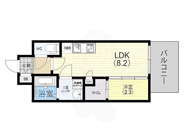 セレニテ三宮プリエ 305｜兵庫県神戸市中央区日暮通４丁目(賃貸マンション1LDK・3階・29.63㎡)の写真 その2