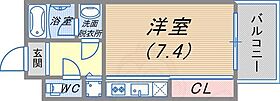 アーバングリーン神戸元町(アーデンタワー神戸元町)  ｜ 兵庫県神戸市中央区元町通６丁目1番9号（賃貸マンション1R・12階・25.20㎡） その2