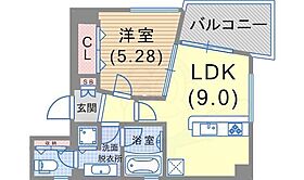 ポコアポコ三宮ハイタワー  ｜ 兵庫県神戸市中央区雲井通４丁目1番1号（賃貸マンション1LDK・2階・38.04㎡） その2