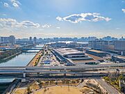 ◆22階・西向き住戸◇レインボーブリッジ・富士山・お台場・運河を一望するパノラマ眺望。※気象条件によってその限りではなく、将来にわたって眺望を保証するものではありません。