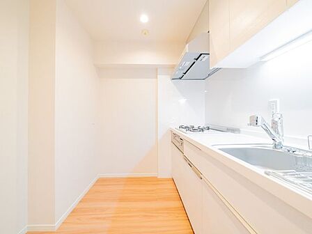 キッチンは後片付けが楽になる食器洗浄乾燥機付きです。環境にも手荒れにも優しい、嬉しい設備です。