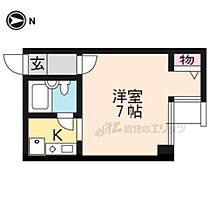 ＣＡＳＡ聚楽 202 ｜ 京都府京都市中京区聚楽廻西町（賃貸マンション1R・2階・16.00㎡） その2