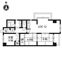 京都府京都市左京区岩倉西宮田町（賃貸マンション3LDK・4階・63.00㎡） その2