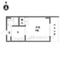 京都府京都市左京区一乗寺宮ノ東町（賃貸マンション1K・2階・23.00㎡） その2