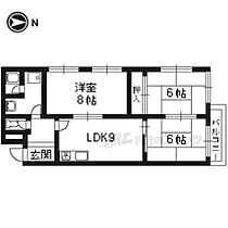 京都府京都市左京区北白川久保田町（賃貸マンション3LDK・2階・55.63㎡） その2