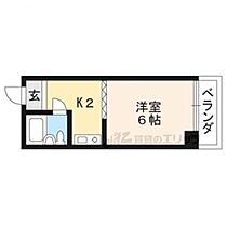 ロータス北野 204 ｜ 京都府京都市上京区四番町（賃貸マンション1K・2階・17.00㎡） その2