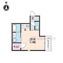 京都府京都市北区上賀茂畔勝町（賃貸マンション1R・4階・26.80㎡） その2