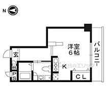 コスモＬ下鴨  ｜ 京都府京都市左京区下鴨夜光町（賃貸マンション1K・3階・17.81㎡） その2